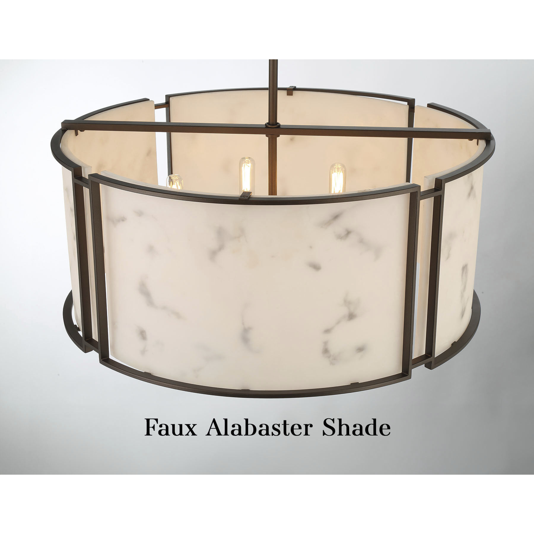 Buchanan 6 Light Hellenic Bronze Pendant Ceiling Light